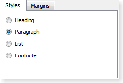 Screenshot of a Windows Vista style tab widget