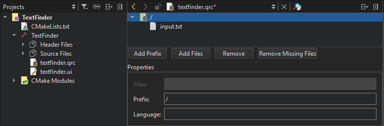 Writing a simple program with qt creator ide