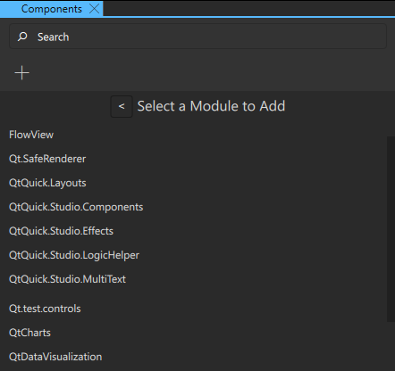 "Select Modules to Add"