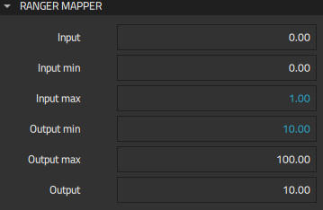 "Range Mapper properties"