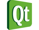 Qt logo scaled uniformly to fit within the image area