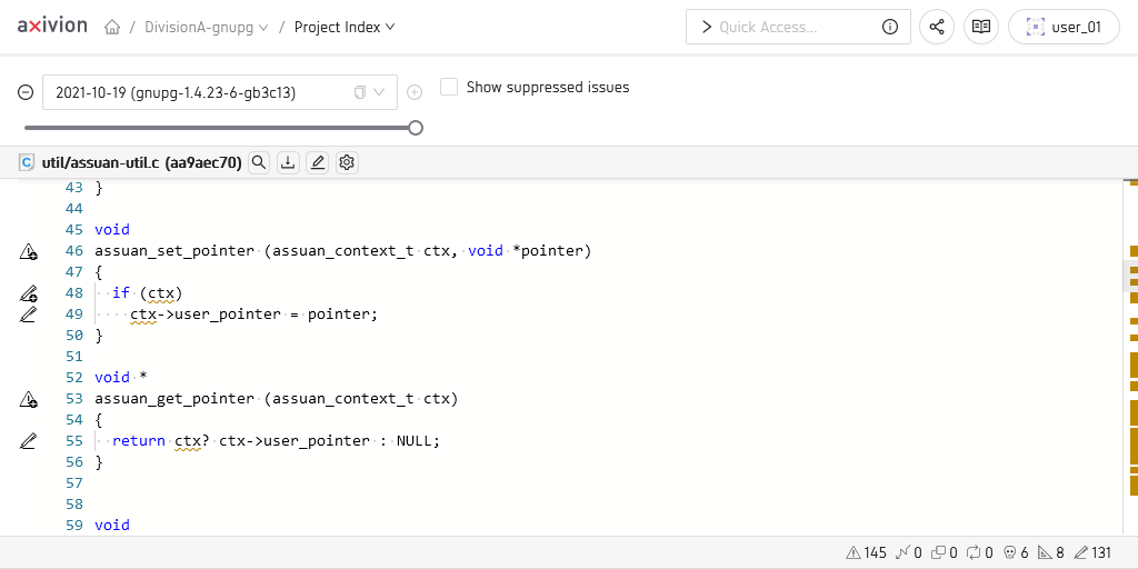 An example File View.