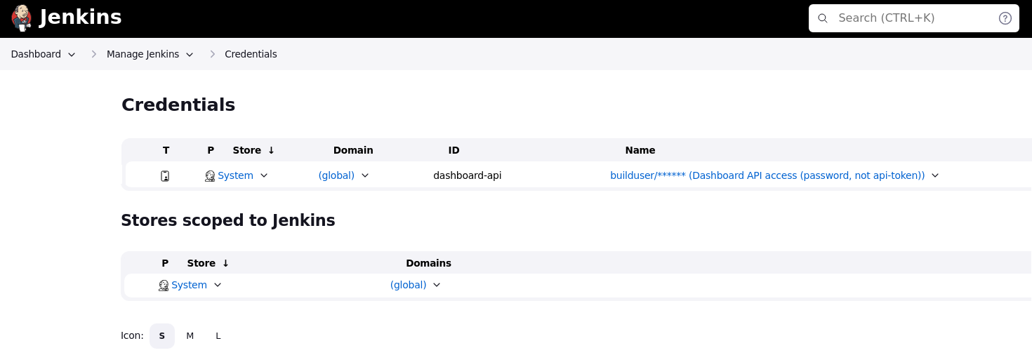Jenkins Credentials Configuration