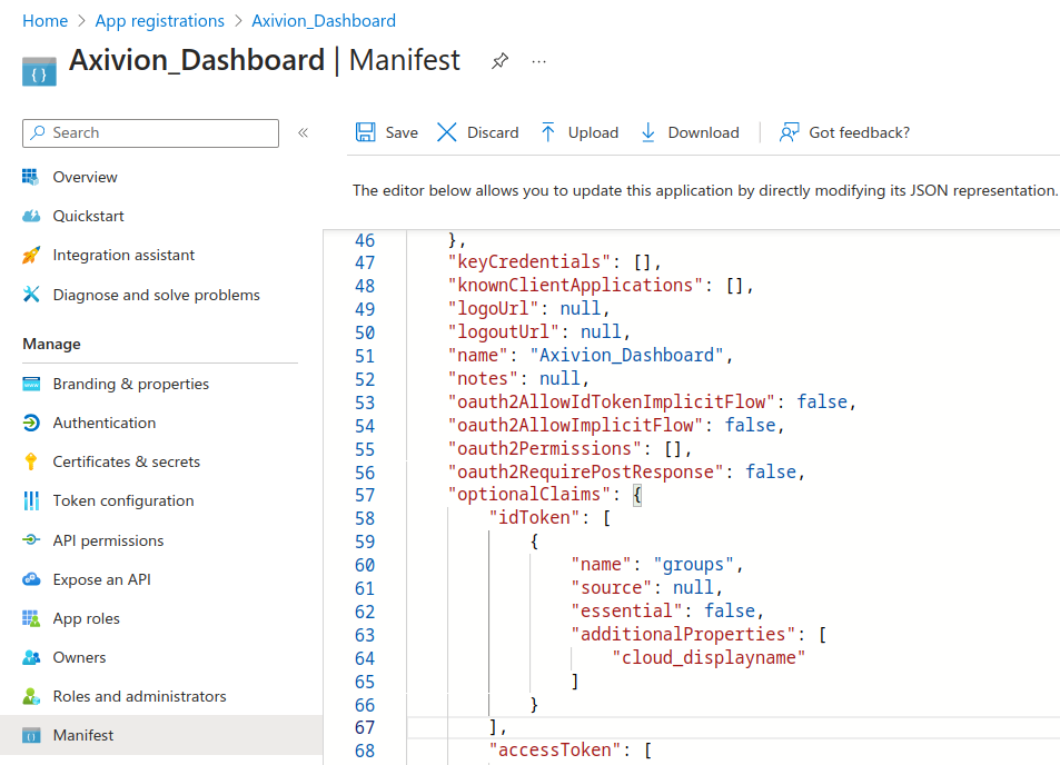configuring plain names for Entra groups