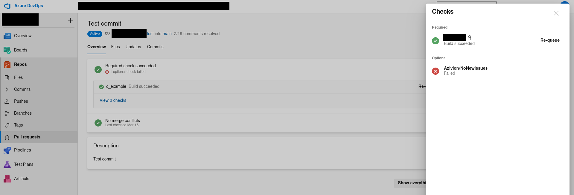Pull Requests Status Check