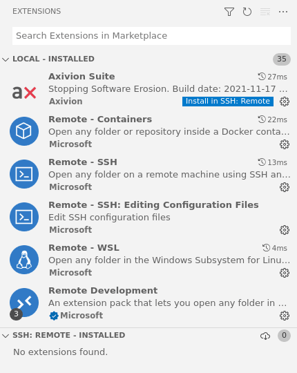 |vscodeplugin| Remote Extensions