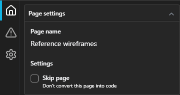 Page settings on the plugin Home page.