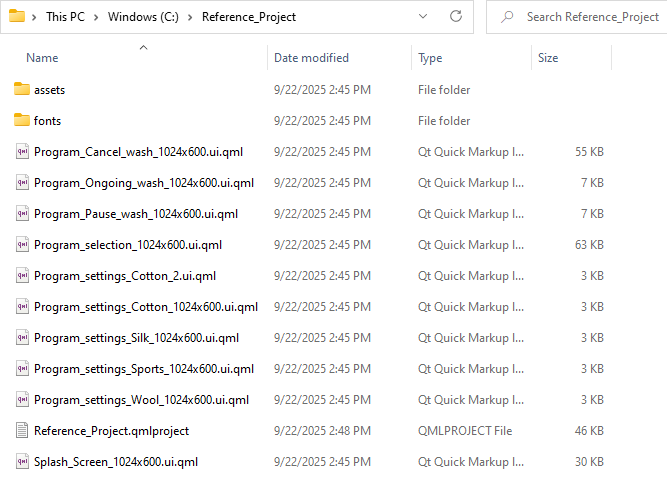 The extracted files shown in the file explorer.