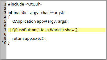 Code Editor Example Qt Widgets 5 15 8
