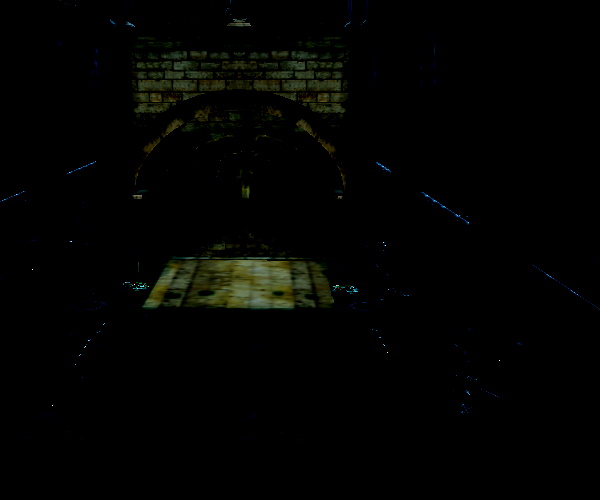 Stone hallway with contrast increased to 4