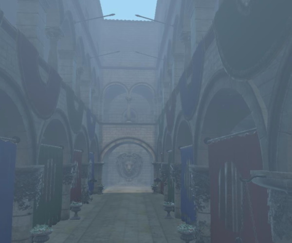 Scene demonstrating fog effect