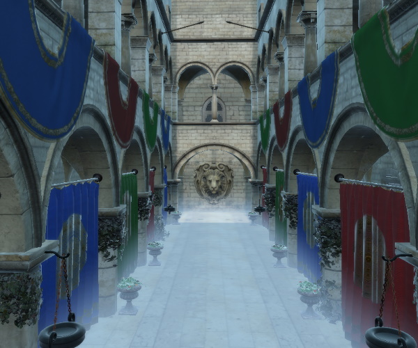 Scene with lower leastIntenseY fog value