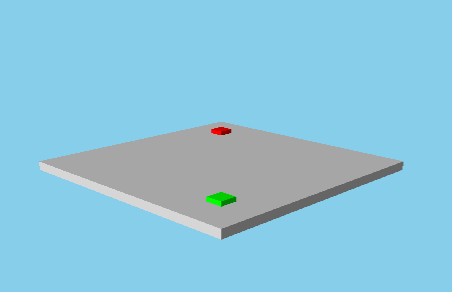 Perspective camera projection diagram