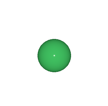 Green circle with black edge