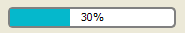 Progress bar showing 30%