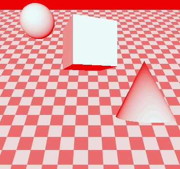 Animation showing color inversion post-processing effect