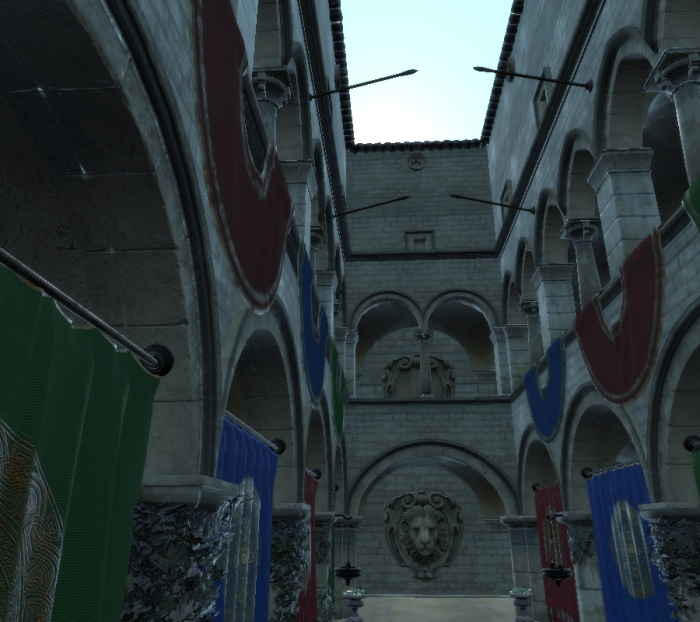 Scene with ambient occlusion strength of 50