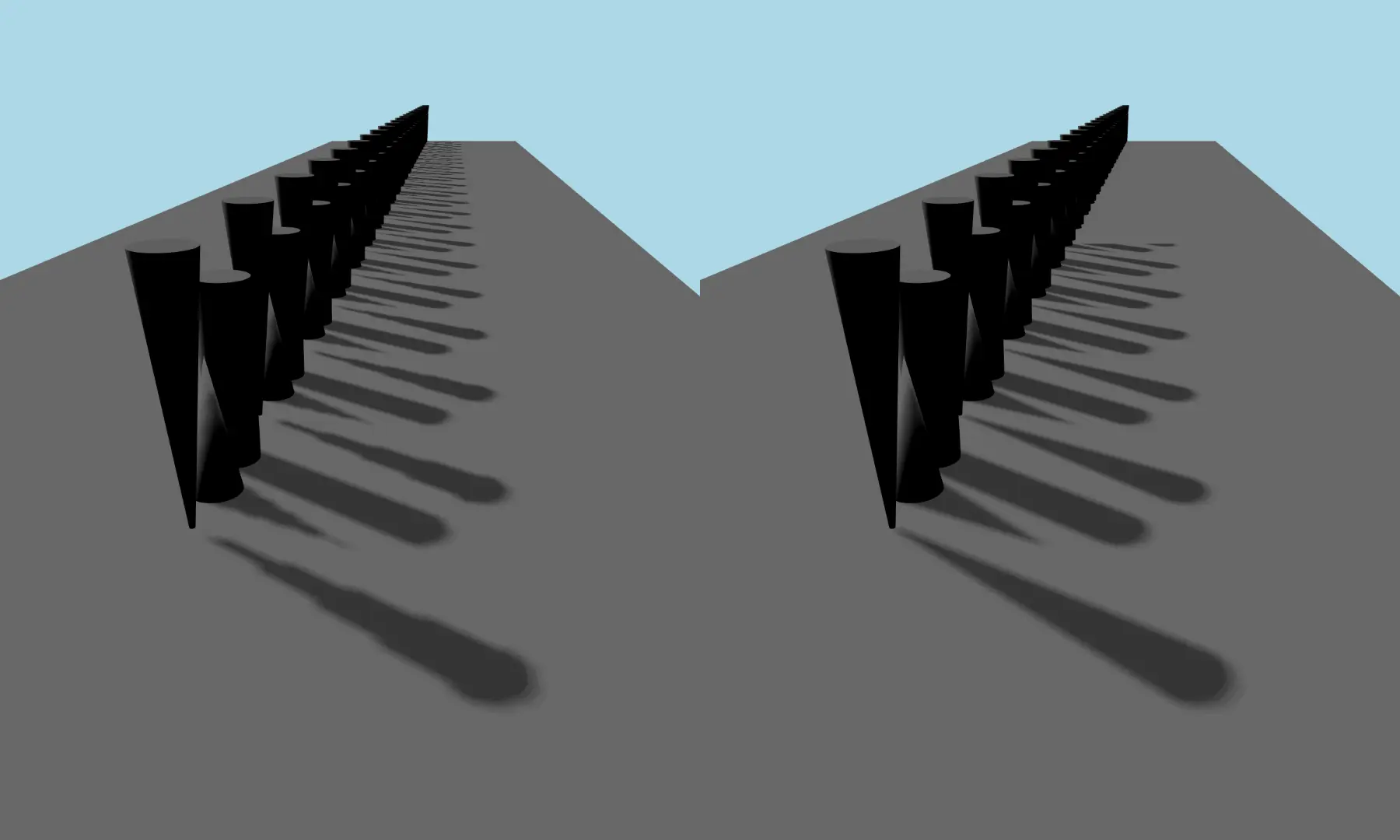 Comparison showing shadow near and far plane adjustments