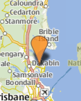 Marker rendered as a teardrop pin on a map