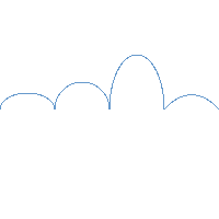 Four arc varieties with different radii arranged sequentially