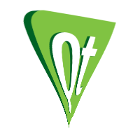 Qt logo distorted by GridMesh transformation