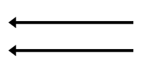 Two arrows pointing left