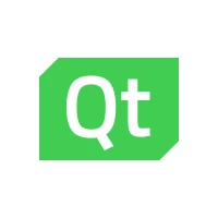 Green Qt logo drawn at its default size