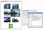 SQL example with photo grid and database table view
