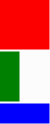 Three colored rectangles stacked vertically in a Column