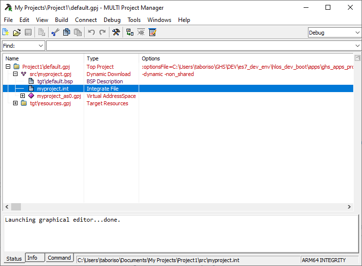"项目树视图"。