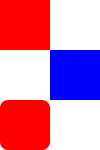 Application.qml creates a column that contains three instances of the button type; each with their own size and color values