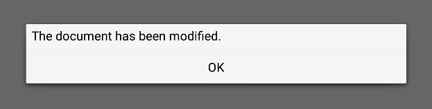 The message dialog informs the user of some information, and will close when the user acknowledges the dialog