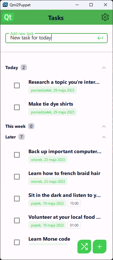 Tema Material ligero