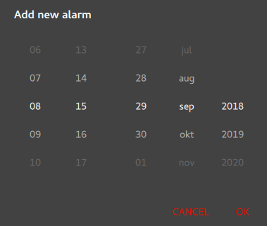 Configurar las alarmas Configurar las alarmas