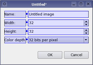 Captura de pantalla del modo amigo mostrando qué widget están unidos entre sí Captura de pantalla del modo amigo mostrando qué widget están unidos entre sí