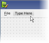 Captura de pantalla del menú recién creado Captura de pantalla del menú recién creado