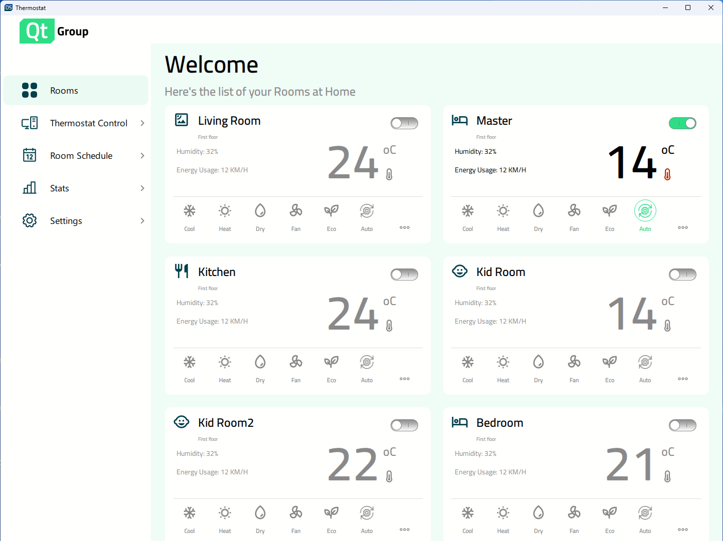 Tema de interfaz de usuario ligero en la pantalla de escritorio