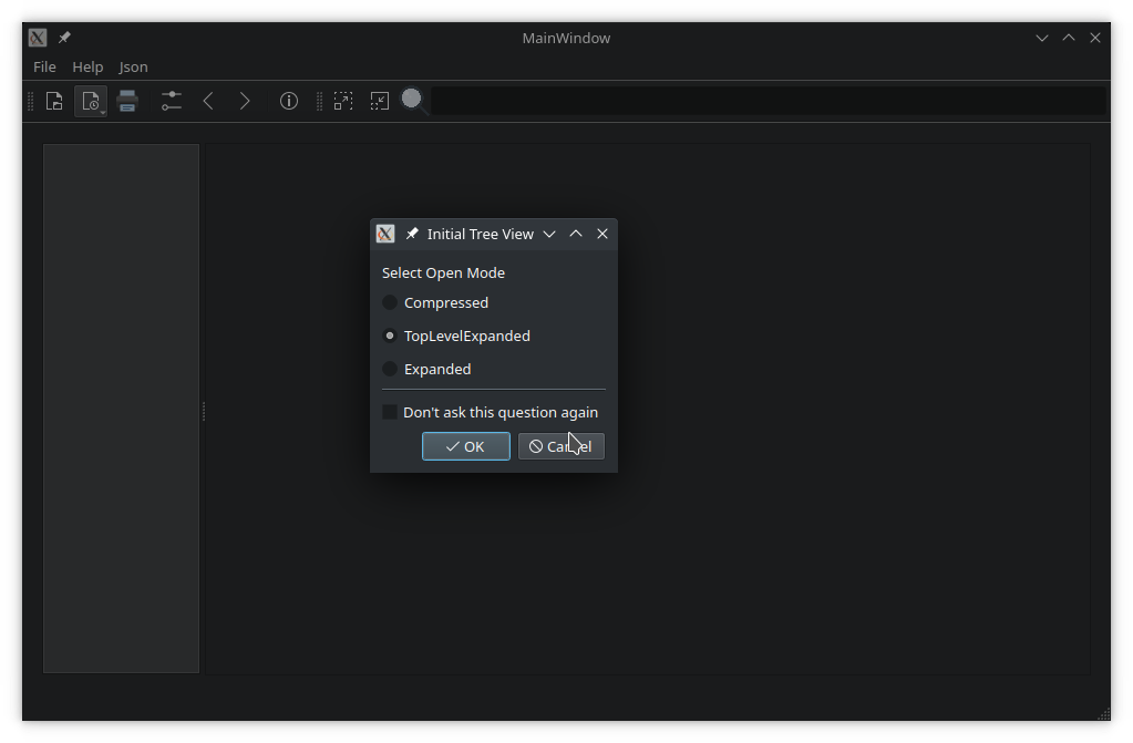 La interfaz de usuario del visor de documentos muestra una ventana emergente "Seleccionar modo de apertura". La interfaz de usuario del visor de documentos muestra una ventana emergente "Seleccionar modo de apertura".