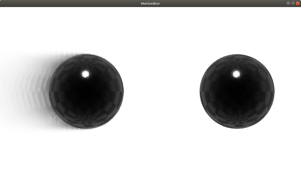 Comparación de escenas con efecto de desenfoque de movimiento Comparación de escenas con efecto de desenfoque de movimiento