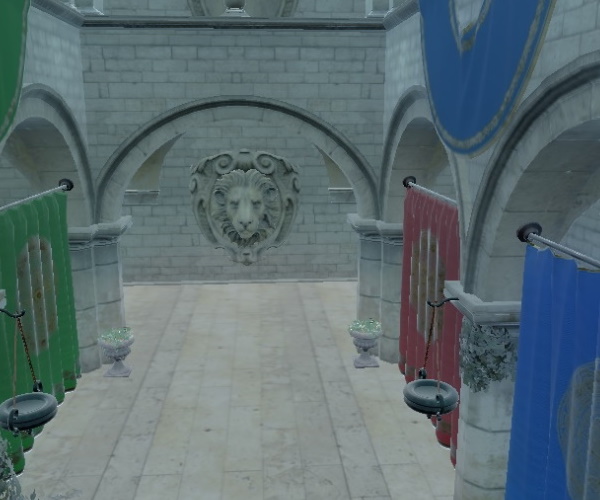 Escena de demostración del efecto de brillo Escena de demostración del efecto de brillo