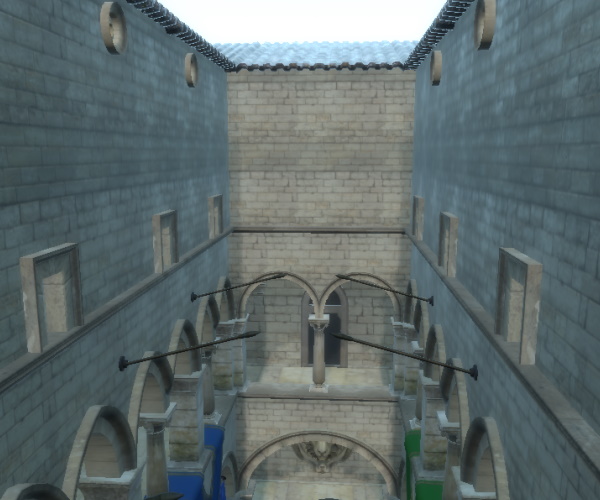 Patio de piedra con intensidad de resplandor 0,25 Patio de piedra con intensidad de resplandor 0,25