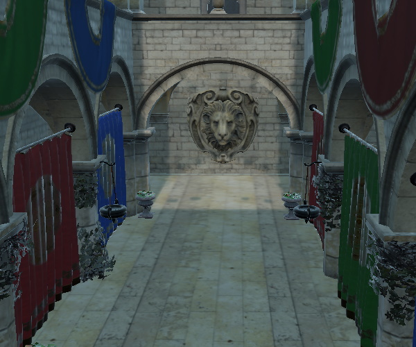 Escena con tonemapping fílmico Escena con tonemapping fílmico