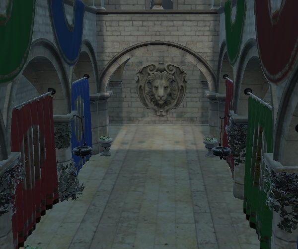 Escena con tonemapping lineal Escena con tonemapping lineal