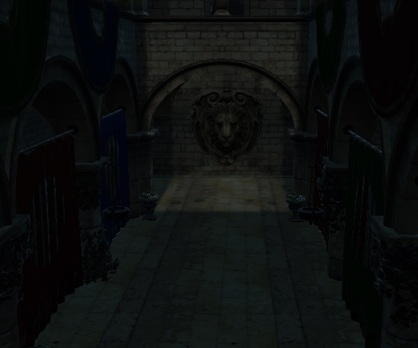 Escena sin tonemapping Escena sin tonemapping