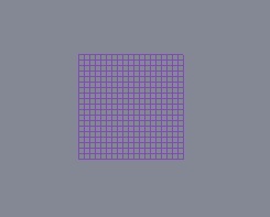 Cámara orientada en cuadrícula de 19 por 19 celdas con iluminación direccional Cámara orientada en cuadrícula de 19 por 19 celdas con iluminación direccional