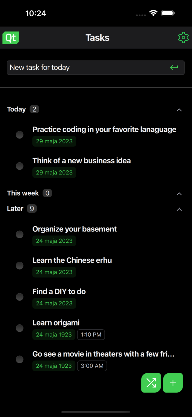 Tema oscuro para iOS