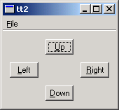 Captura de pantalla de Arrow Pad en inglés Captura de pantalla de Arrow Pad en inglés