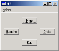Captura de pantalla de Arrow Pad en francés Captura de pantalla de Arrow Pad en francés