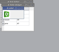 Ventanas MDI en cascada Ventanas MDI en cascada
