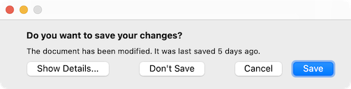 Guardar cuadro de mensaje con un botón "Mostrar detalles...".